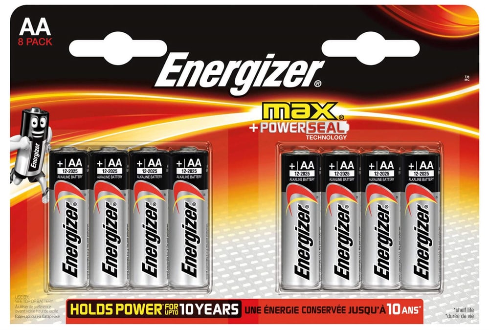 Batteria AA/LR6 8pzi Energizer 9000030474 No. figura 1