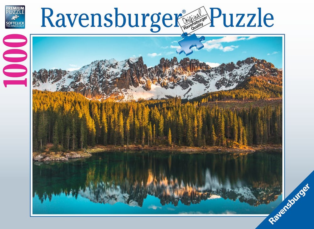 RVB Puzzle 1000P. Lago di Carezza Puzzle Ravensburger 749065500000 N. figura 1