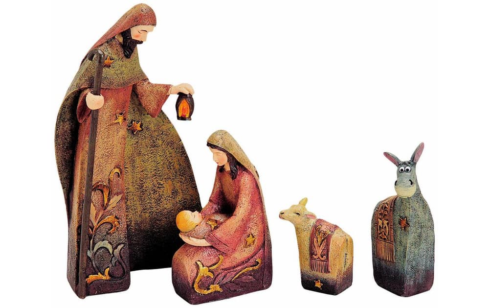 Figurines de crèche, set de 4 Figurine déco G. Wurm 785302412711 Photo no. 1