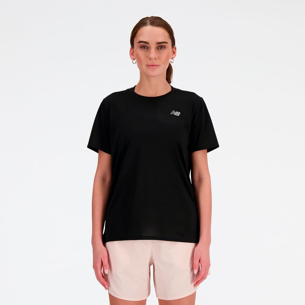 W New Balance Short Sleeve T-shirt New Balance 472633100420 Taille M Couleur noir Photo no. 1