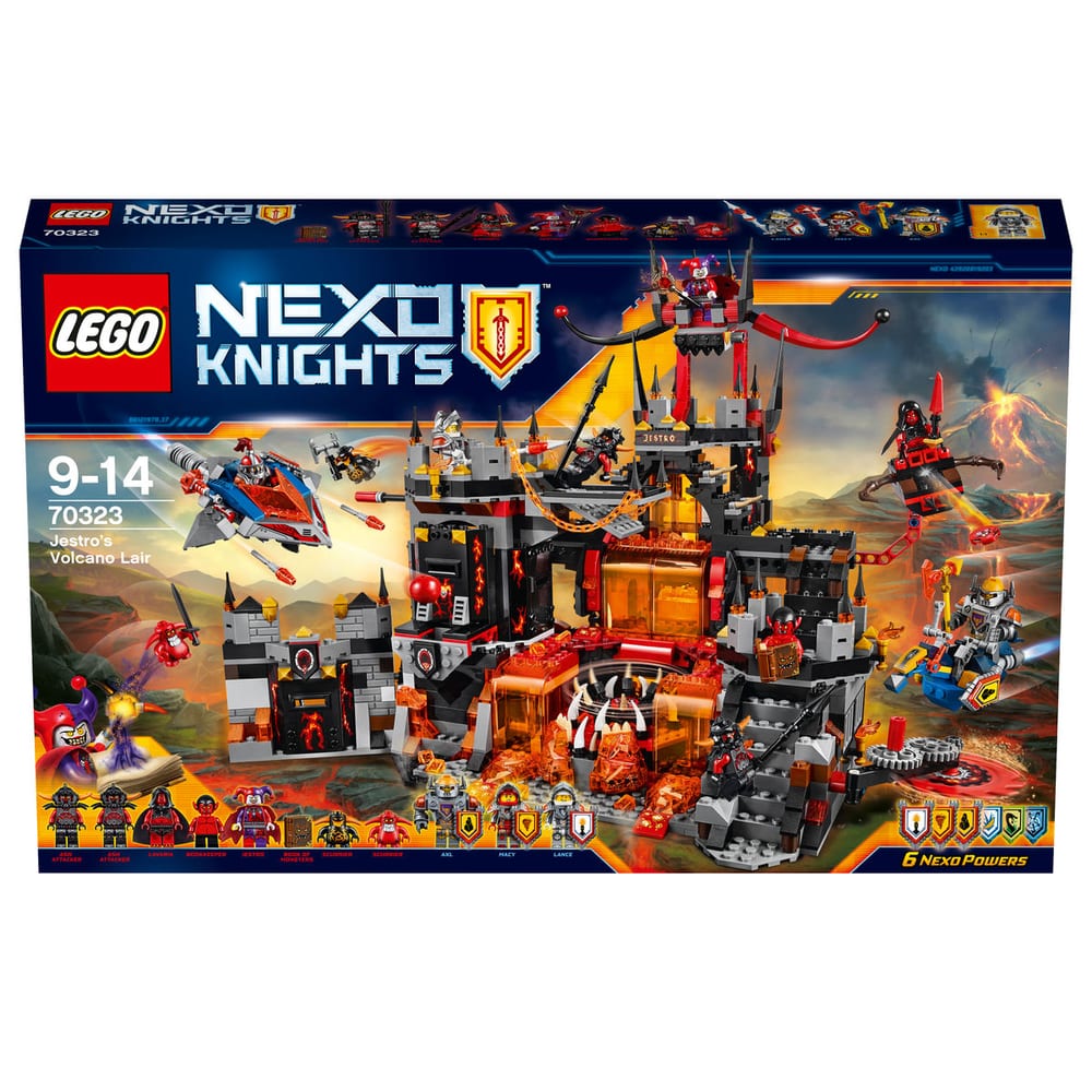 Nexo Knights Il palazzo vulcanico di Jestro 70323 LEGO® 74882140000016 No. figura 1