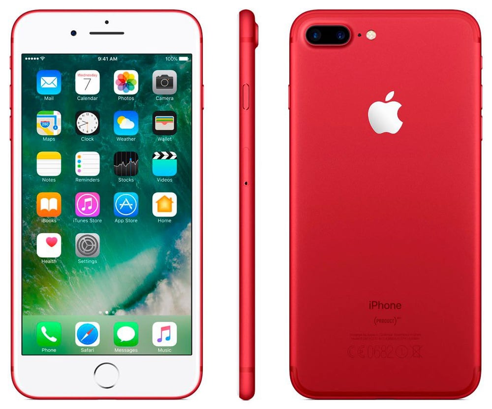 iPhone 7 Plus 256GB rouge Special Edition Smartphone Apple 79461810000017 Photo n°. 1