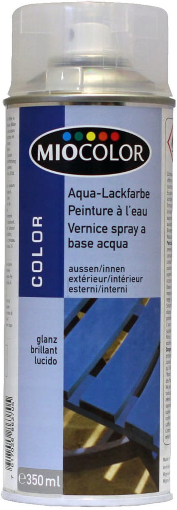Vernice spray acrilica a base acqua Lacca colorata Miocolor 660831200000 Colore Transparente Contenuto 350.0 ml N. figura 1