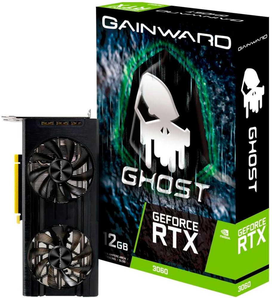 Grafikkarte GeForce GTX 3060 Ghost 12 GB LHR Grafikkarte Gainward 785302410088 Bild Nr. 1