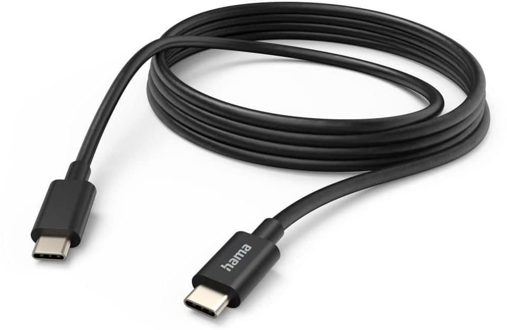 USB-C - USB-C, 3 m, Schwarz Ladekabel Hama 785300173299 Bild Nr. 1
