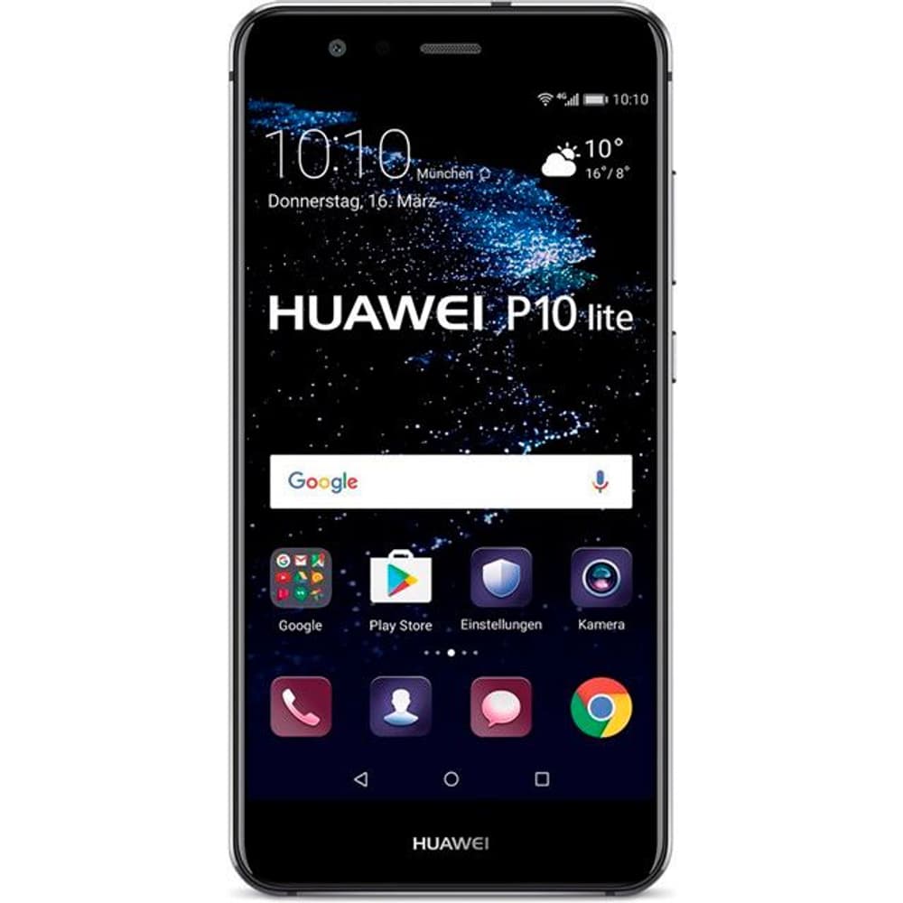 P10 lite Dual SIM 32GB schwarz Smartphone Huawei 78530012535717 Bild Nr. 1