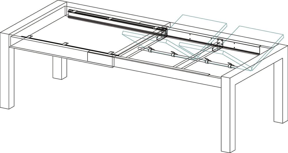 Tischausziehführung Tischausziehführung Werkstarck 617150200000 Bild Nr. 1