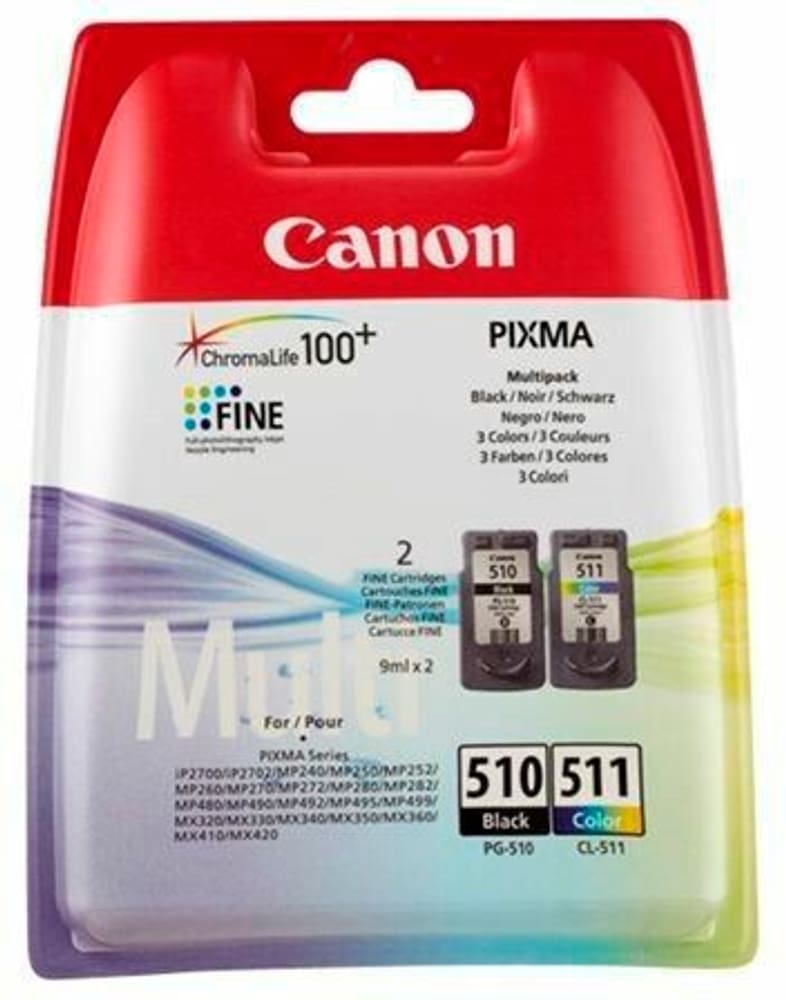 Canon PGCL510/1 Photo Value Pack Cartuccia d'inchiostro Canon 798346400000 N. figura 1