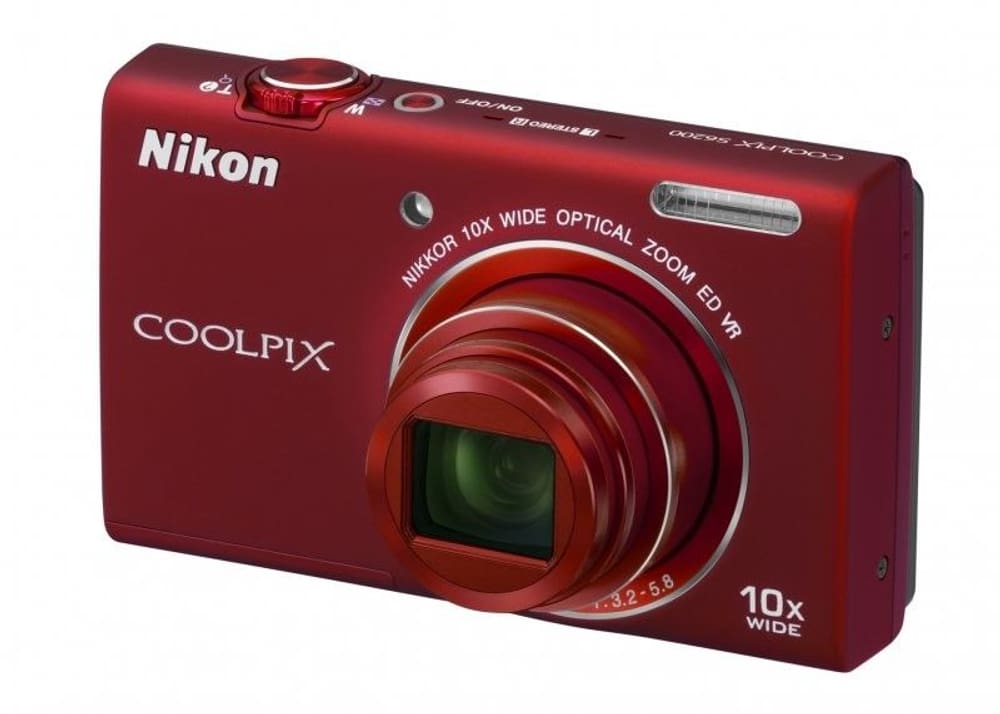 L- Nikon Coolpix S6200 red Nikon 79336290000011 Photo n°. 1