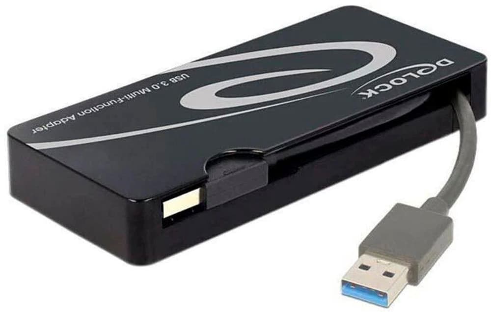 USB 3.0 Multi-Funktion Adapter Hub USB + station d’accueil DeLock 785300166948 Photo no. 1