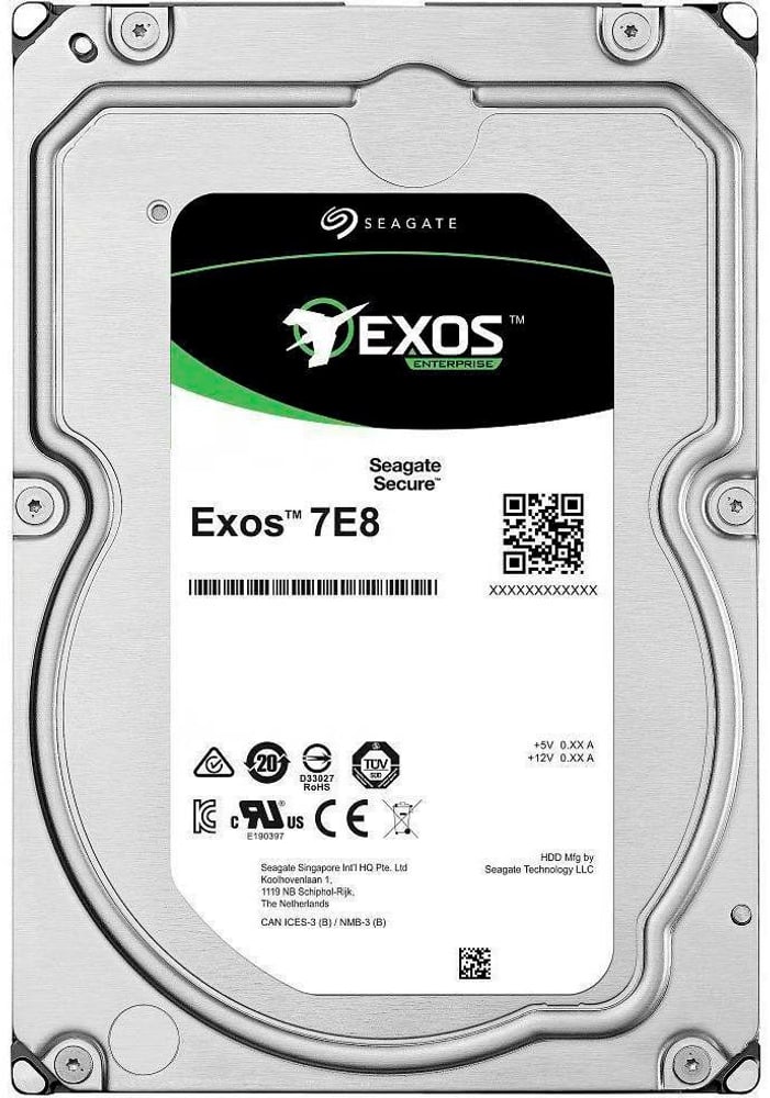 Exos 7E8 512n 3.5" SATA 4TB Interne Festplatte Seagate 785302408923 Bild Nr. 1