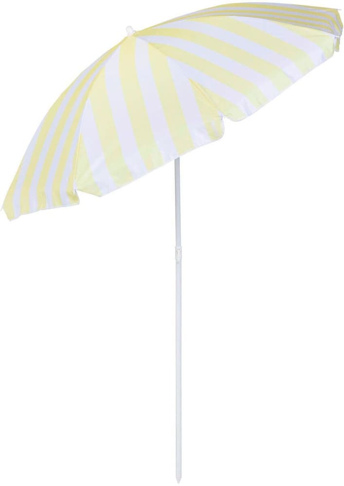 Parasol Marino 180 cm, jaune/Blanc Parasol KOOR 785300195585 Photo no. 1