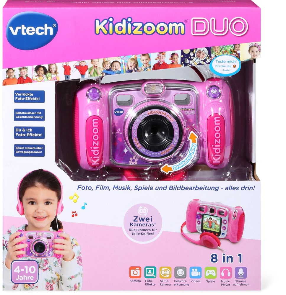 Kidizoom Duo Cam pink (D) VTech 74522679000215 No. figura 1