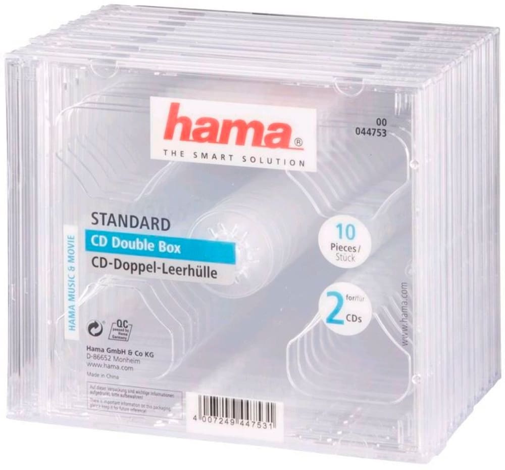 CD doppia custodia vuota standard, confezione da 10 Custodia per media ottici Hama 785300172452 N. figura 1