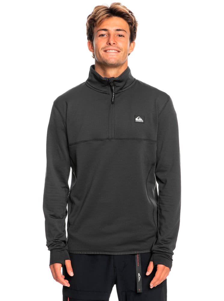 STEEP POINT HZ FLEECE Pullover in pile Quiksilver 460399000386 Taglie S Colore antracite N. figura 1