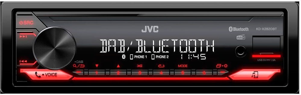 Autoradio Digital Media Receiver, DAB+, Bluetooth Autoradio JVC 785300196060 Bild Nr. 1