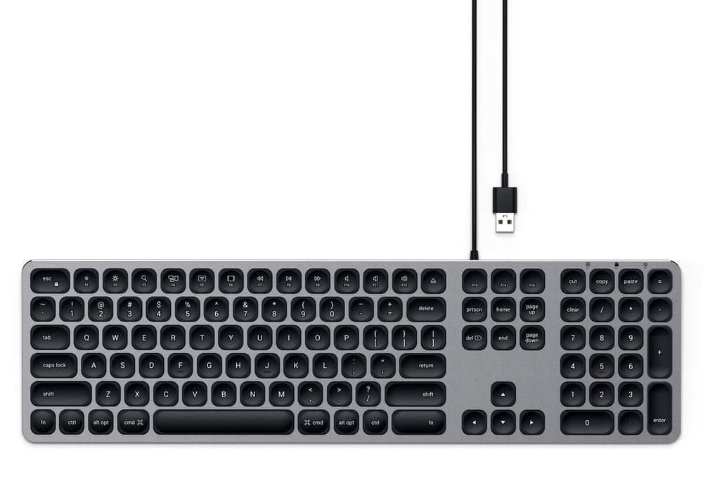 USB Alu US-Layout Keyboard für Mac Universal Tastatur Satechi 785300164437 Bild Nr. 1