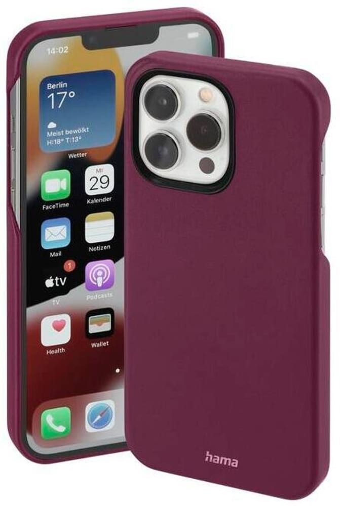 Finest Sense Apple iPhone 14 Pro, Bordeaux Cover smartphone Hama 785300184439 N. figura 1