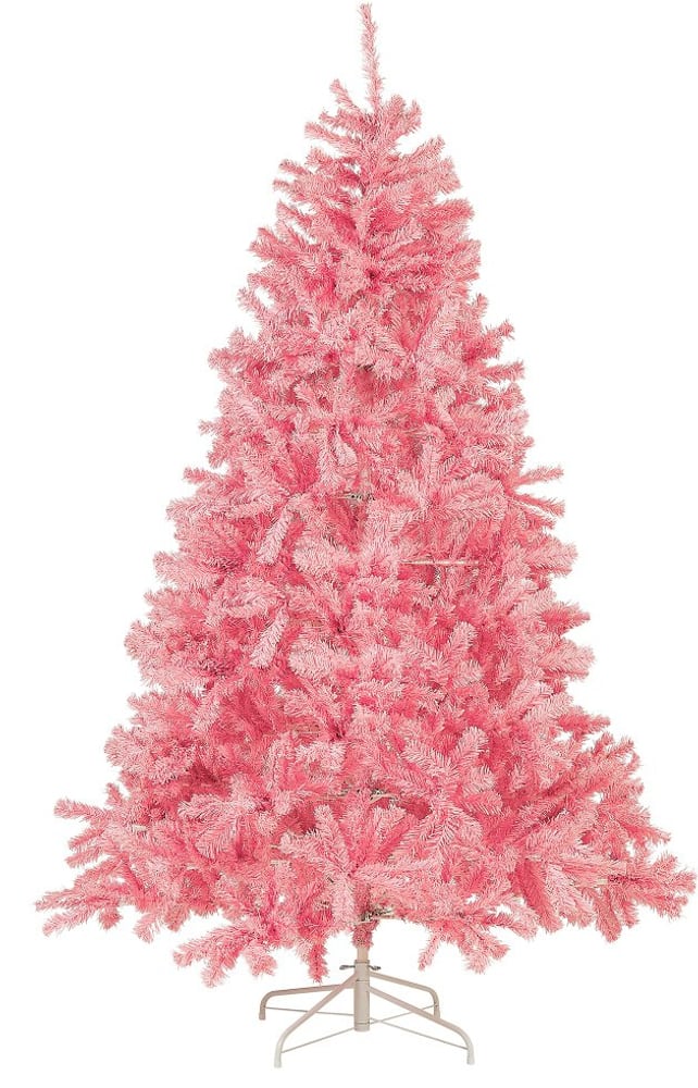 Künstlicher Weihnachtsbaum 210 cm rosa FARNHAM Kunstbaum Beliani 659198000000 Bild Nr. 1