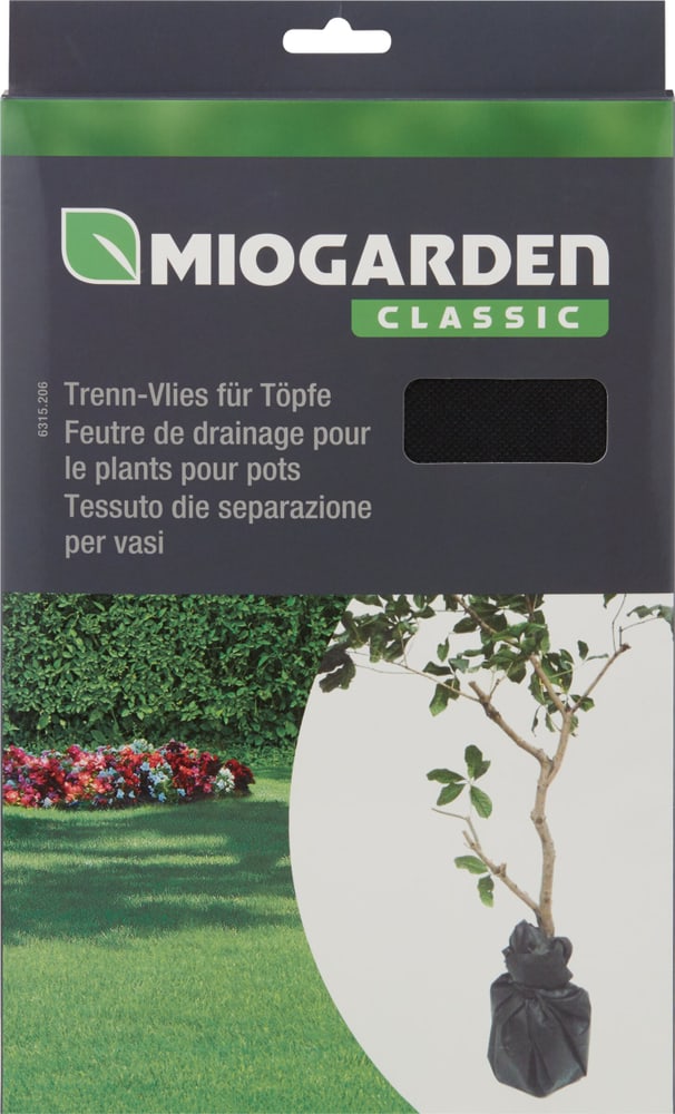 Trenn-Vlies für Töpfe, schwarz, 1x2m Trennvlies Miogarden 631520600000 Bild Nr. 1