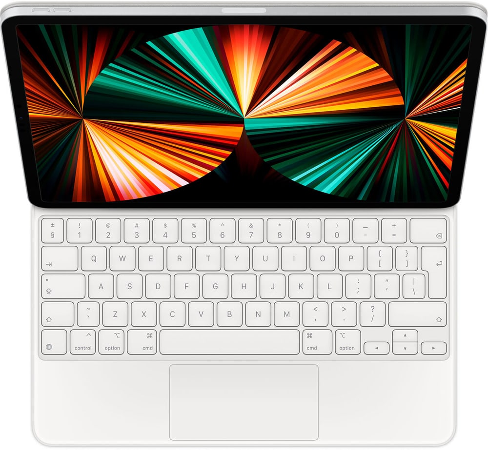 Magic Keyboard iPad Pro 12.9inch 5th Swiss White Clavier universel Apple 785300159714 Photo no. 1