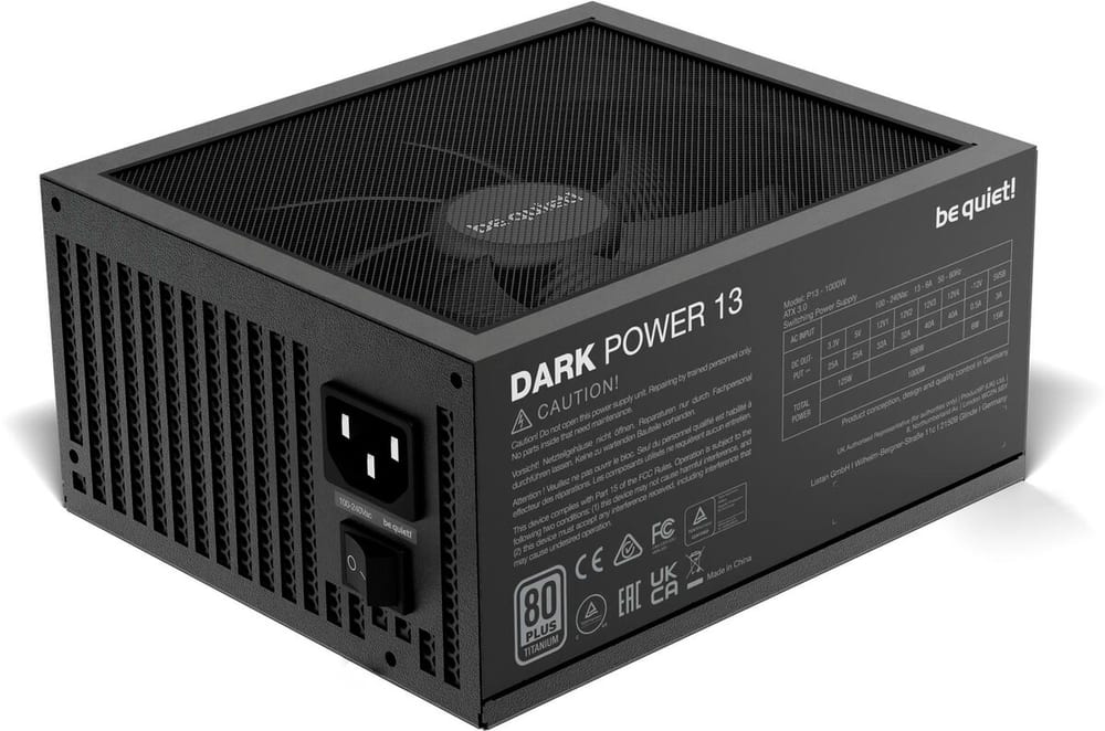 Alimentatore Dark Power 13 1000 W Alimentatore PC be quiet! 785302409680 N. figura 1