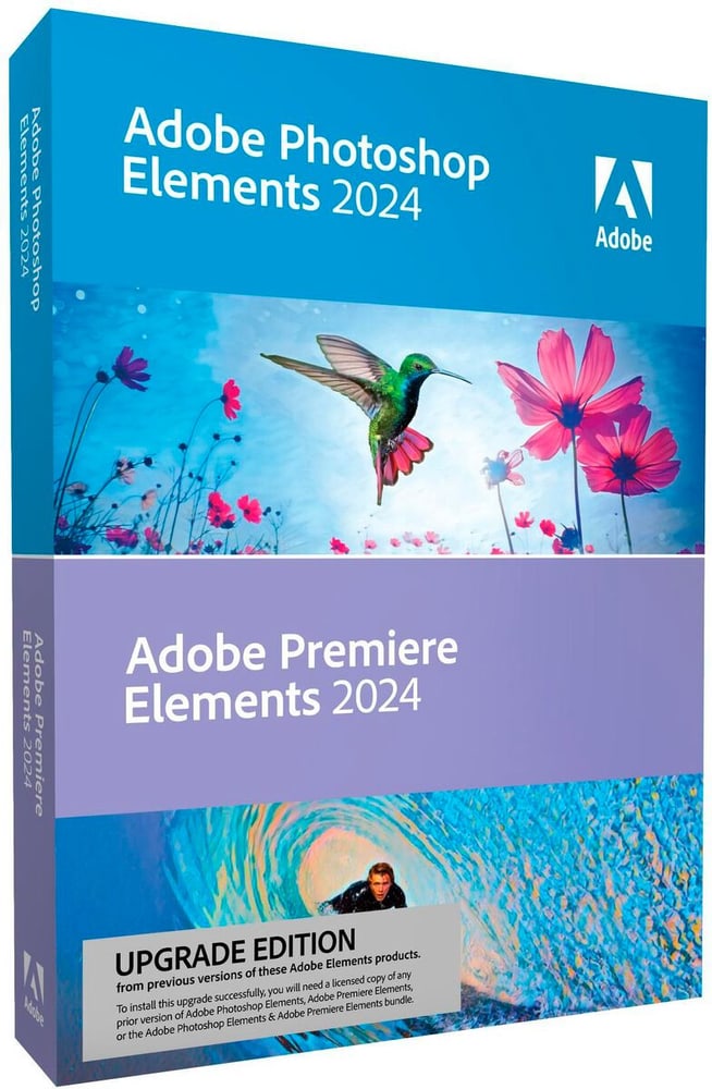 Photoshop & Premiere Elements 24 Box, Upgrade, DE Application d'édition d'images (boîte) Adobe 785302420627 Photo no. 1
