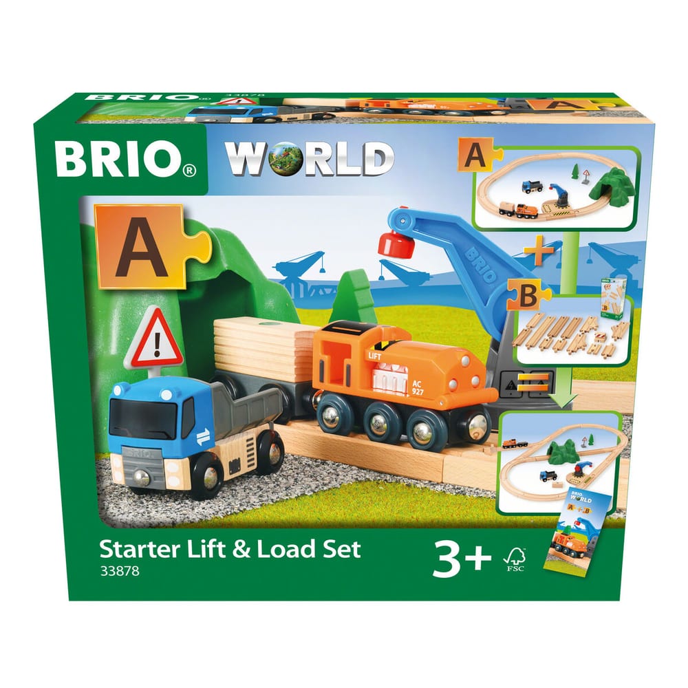 Brio Starter Lift & Load Set Set di giocattoli Brio 748549400000 N. figura 1