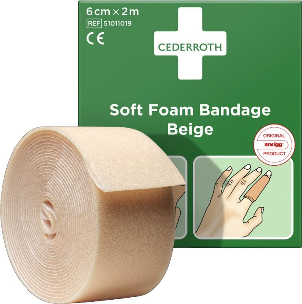 Bendaggio Soft Foam Farmacia Cederroth 617182600000 N. figura 1