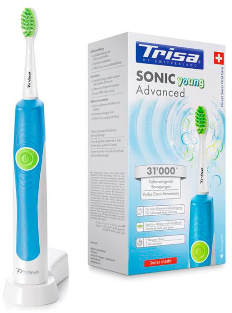 Sonic Advanced Young Bleu Brosse à dents électrique Trisa Electronics 785300162749 Photo no. 1
