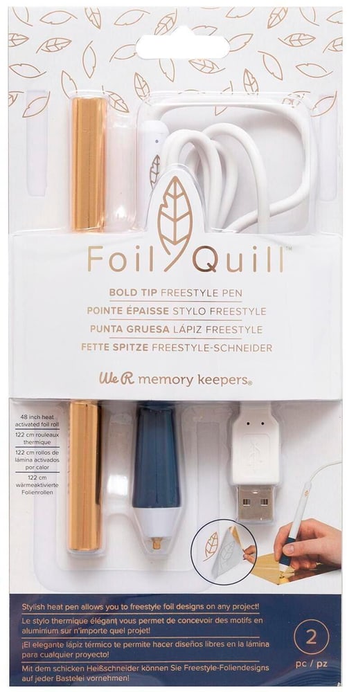 Keepers Kits de bricolage Foil Quill Pointe large à main levée Ensemble d'artisanat WeRMemoryKeepers 785302426866 Photo no. 1