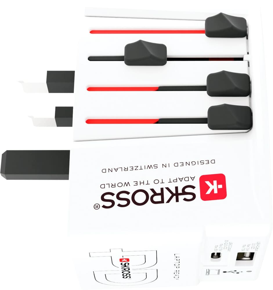 World Travel Adapter MUV USB AC65PD (CH Version) Adattatore da viaggio Skross 791053500000 N. figura 1