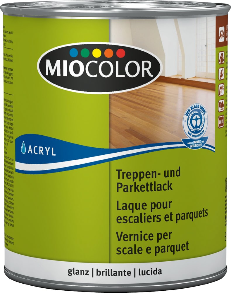 Laque pour escaliers et parquets Incolore 750 ml Scellant Miocolor 661118800000 Couleur Incolore Contenu 750.0 ml Photo no. 1