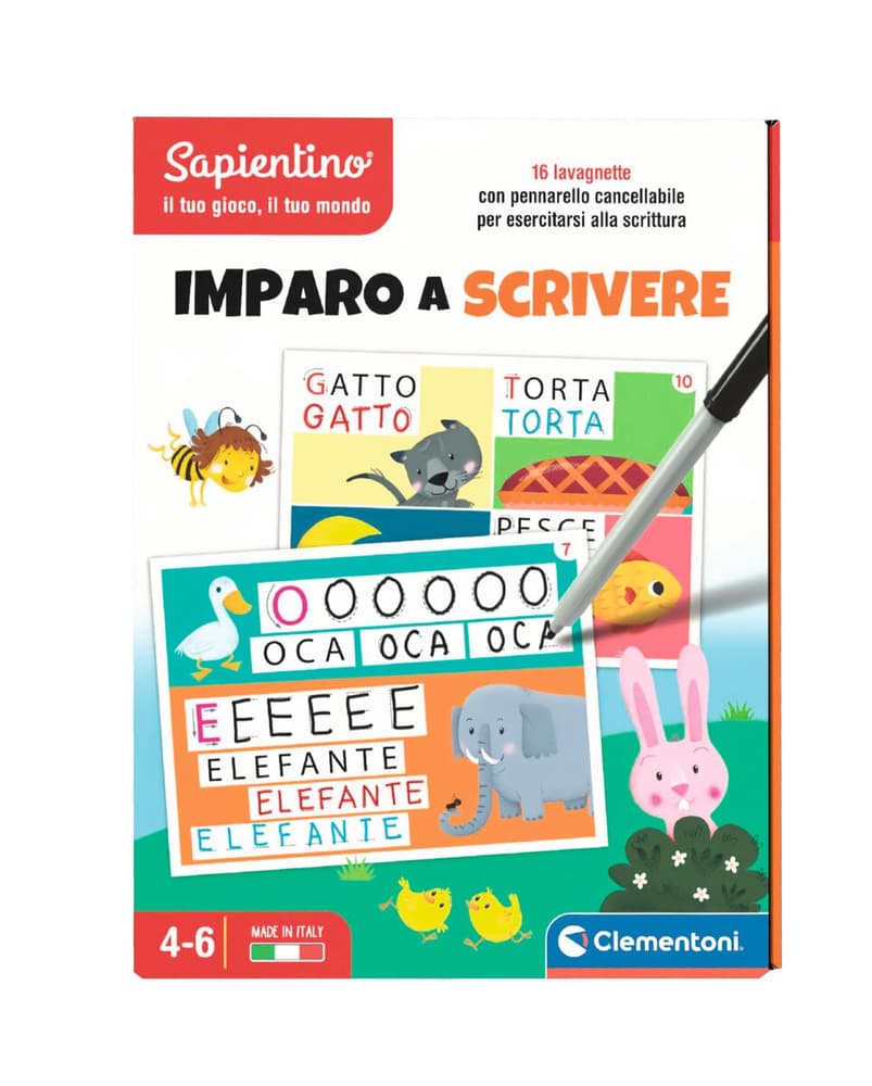 Sapientino Imparo a Scrivere Jeux éducatifs Clementoni 749042900300 Couleur neutre Langue Italien Photo no. 1
