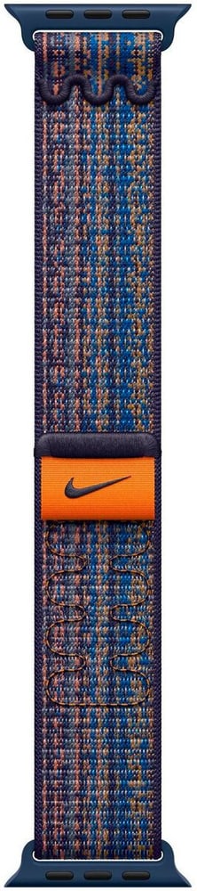 Nike Sport Loop 45 mm, Royal/Orange Bracelet de montre intelligente Apple 785302421392 Photo no. 1