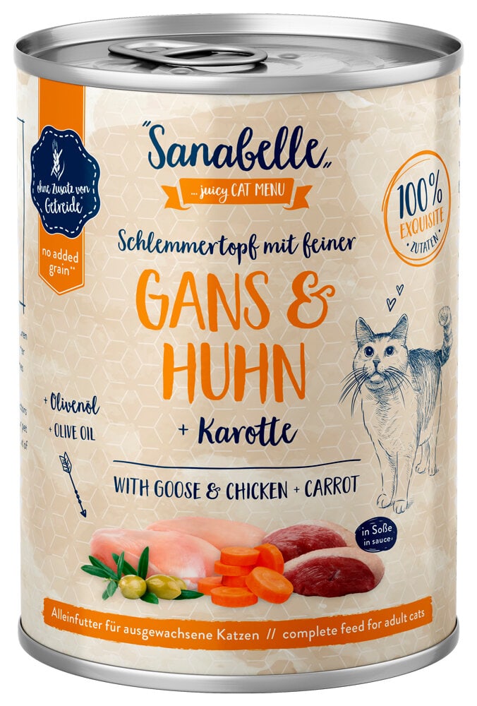 Gans & Huhn, 0.38 kg Nassfutter Sanabelle 658333300000 Bild Nr. 1