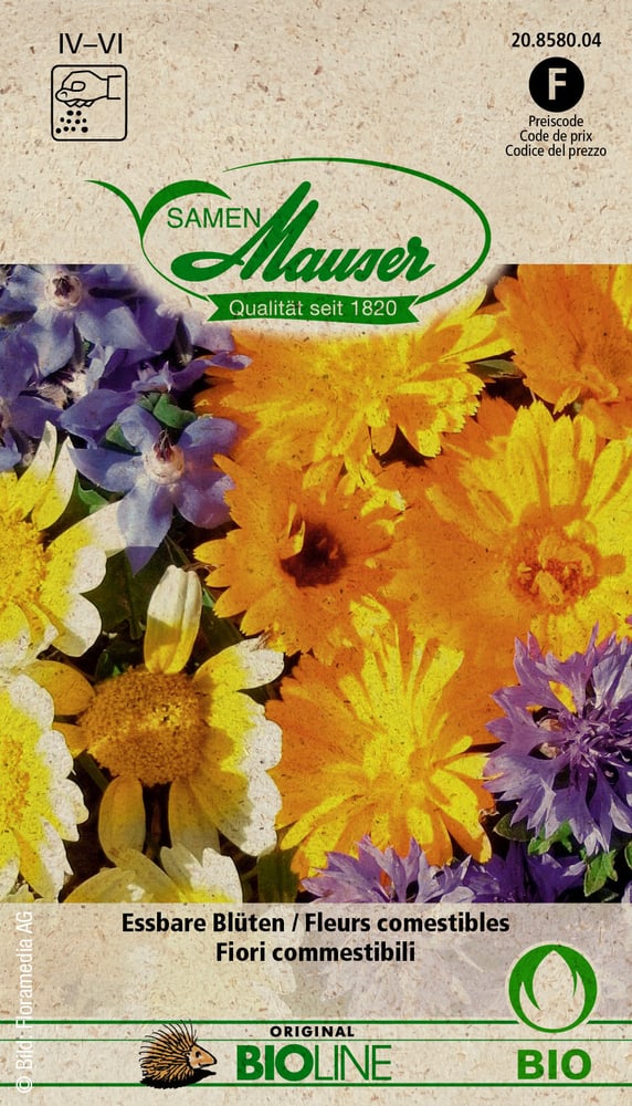 Fiori commestibili Sementi di fiori Samen Mauser 650244600000 N. figura 1