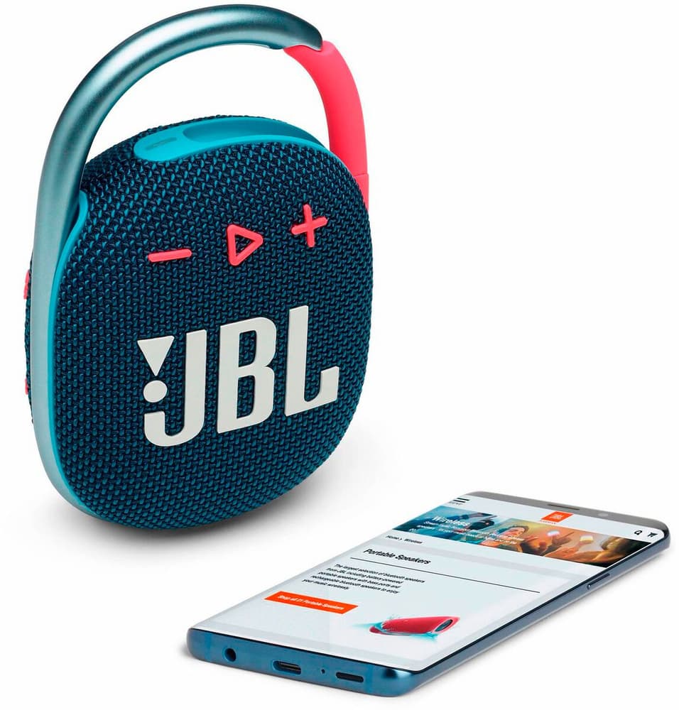 Clip 4 - Blu-rosa Altoparlante Bluetooth JBL 785302423710 N. figura 1