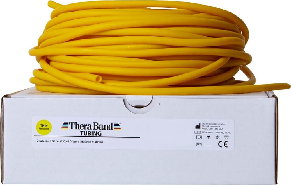 Tubing 30.5 metro Elastico fitness TheraBand 467348299950 Taglie One Size Colore giallo N. figura 1