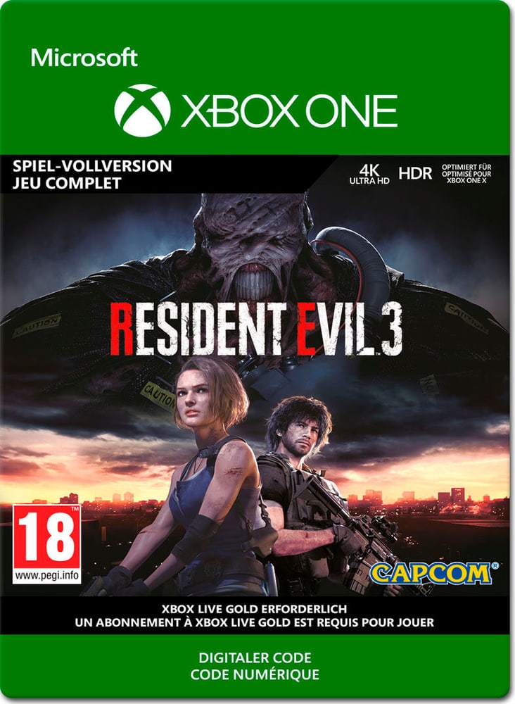 Xbox One - Resident Evil 3 Game (Download) 785300151719 Bild Nr. 1