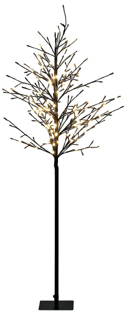 Outdoor Weihnachtsbeleuchtung LED schwarz Tannenbaum 150 cm IKOLA Weihnachtsbeleuchtung Beliani 615186100000 Bild Nr. 1
