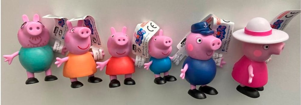 Peppa Pig - Set di figurine Merch Comansi 785302413181 N. figura 1
