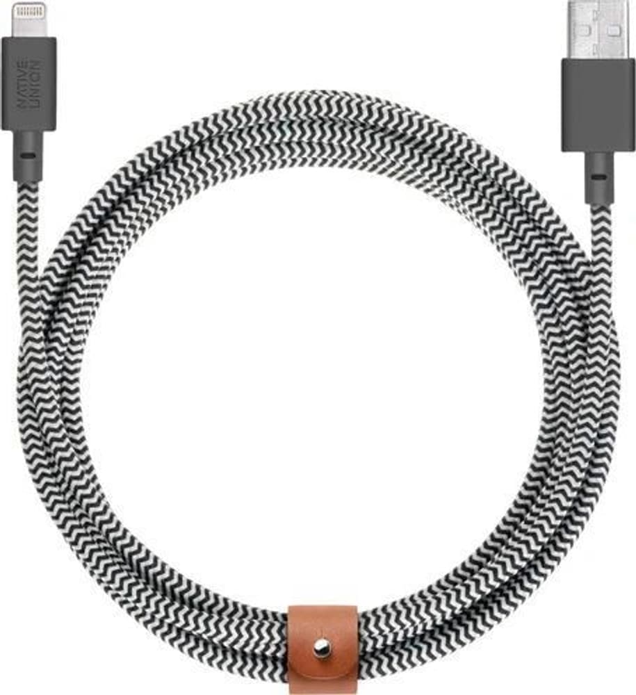 Câble USB-A vers Lightning tendance de 3 mètres en nylon tressé très résistant et garantie à vie - Cosmos Câble USB Native Union 785300176051 Photo no. 1