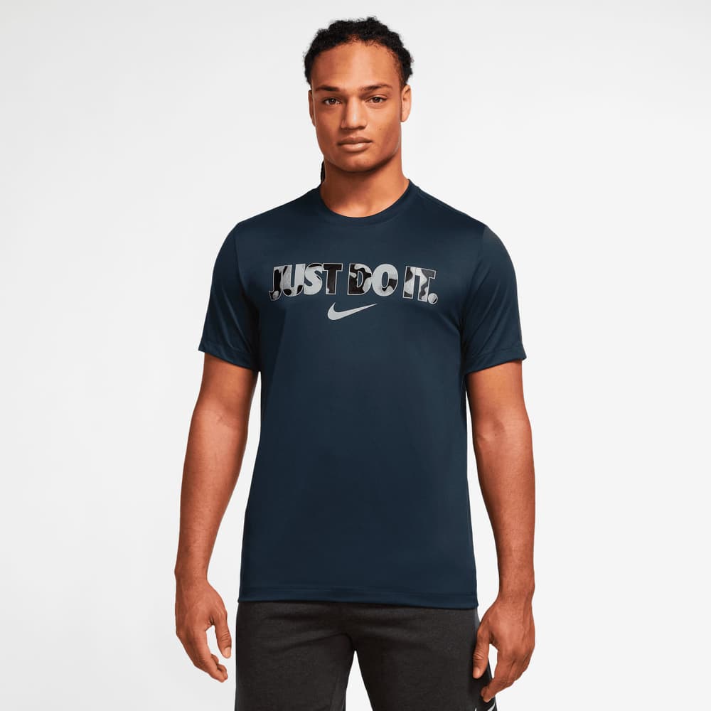 DF Tee RLGD SSNL GFX 2 T-shirt Nike 471841700322 Taglie S Colore blu scuro N. figura 1
