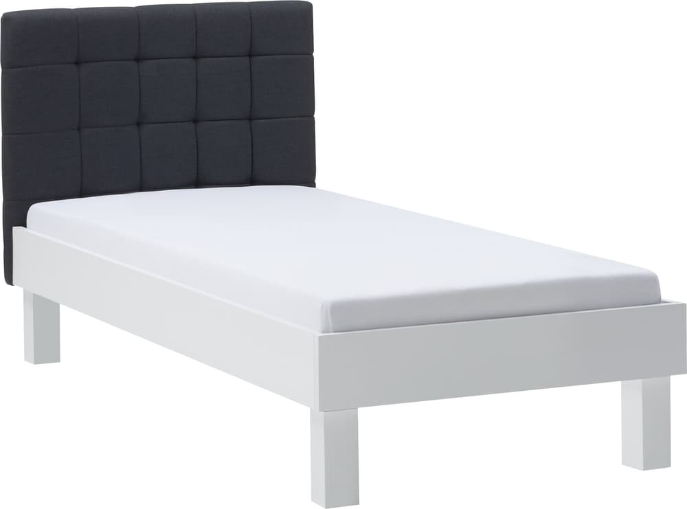 CARA Bett 407721700000 Grösse B: 90.0 cm x T: 200.0 cm Farbe Weiss Bild Nr. 1