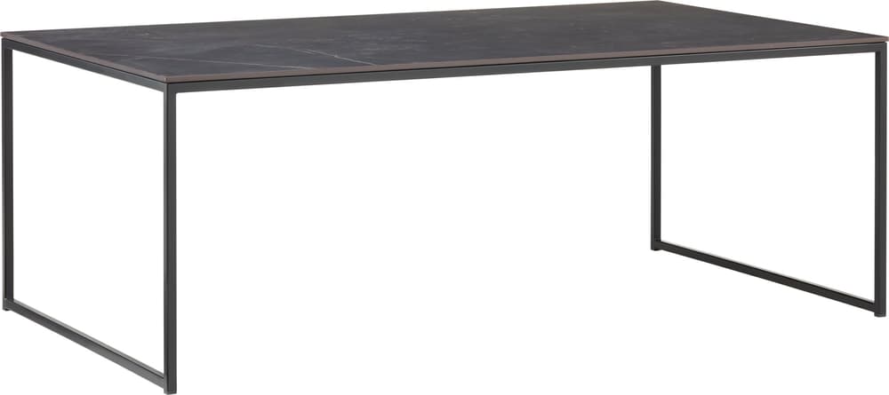 AVO Table basse 402150800000 Dimensions L: 120.0 cm x P: 70.0 cm x H: 43.8 cm Couleur Noir / Gris Photo no. 1