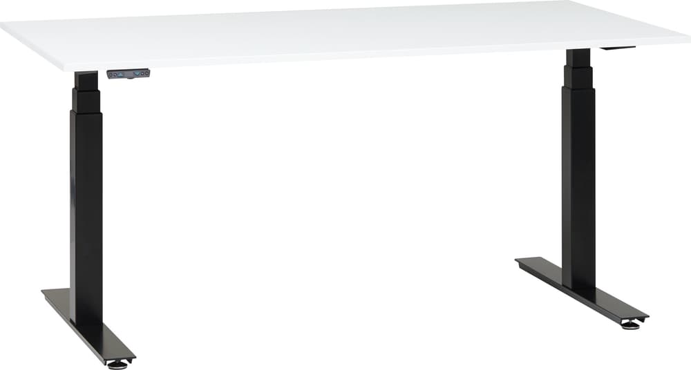FLEXCUBE PROFI Scrivania regolabile in altezza 401888400000 Dimensioni L: 180.0 cm x P: 80.0 cm x A: 67.0 cm Colore Bianco N. figura 1