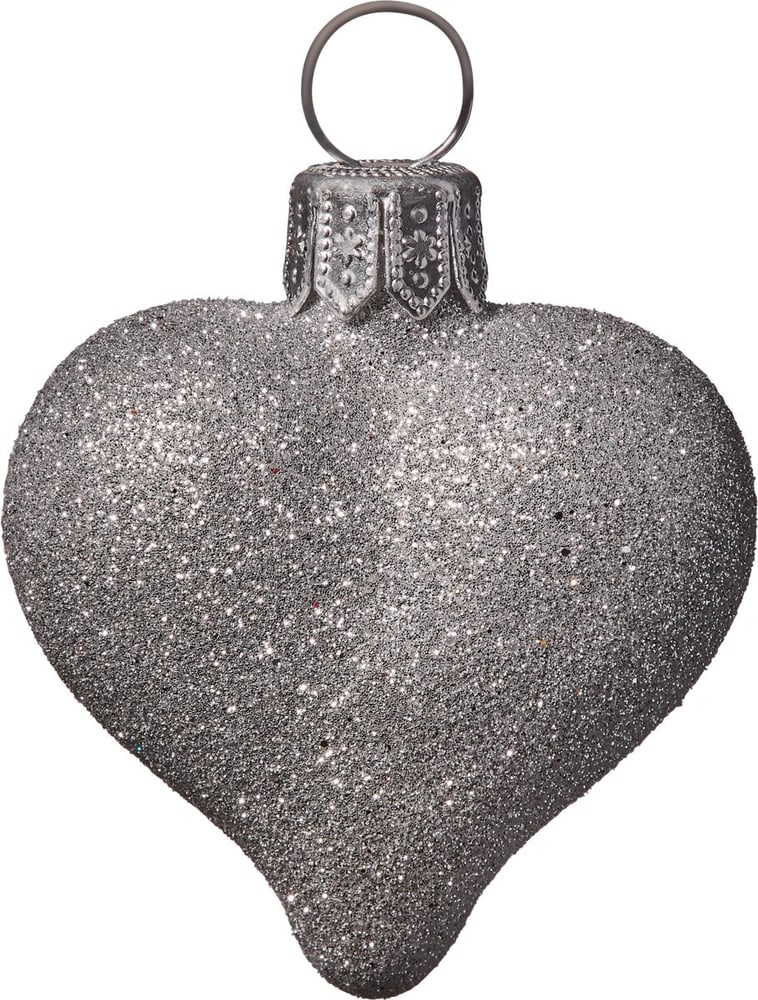 HEART Decorazione da appendere 441625400000 Colore Argento Dimensioni L: 3.0 cm N. figura 1