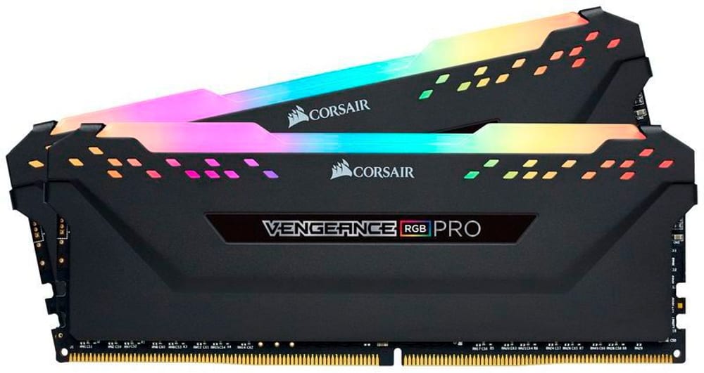 Vengeance RGB PRO Black DDR4-RAM 3600 MHz 2x 8 GB Mémoire vive Corsair 785300145533 Photo no. 1