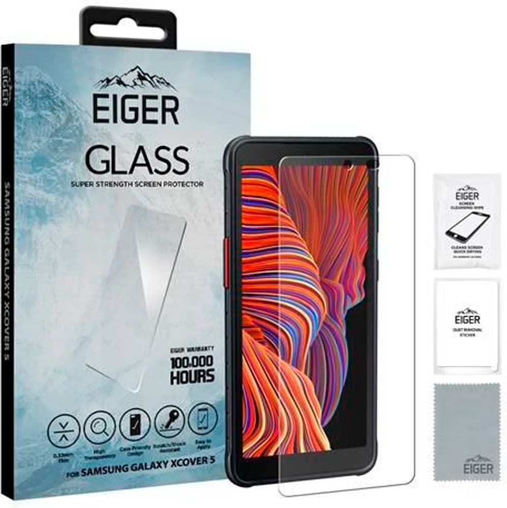 Xcover 5, Display-Glas Protection d’écran pour smartphone Eiger 785300192878 Photo no. 1